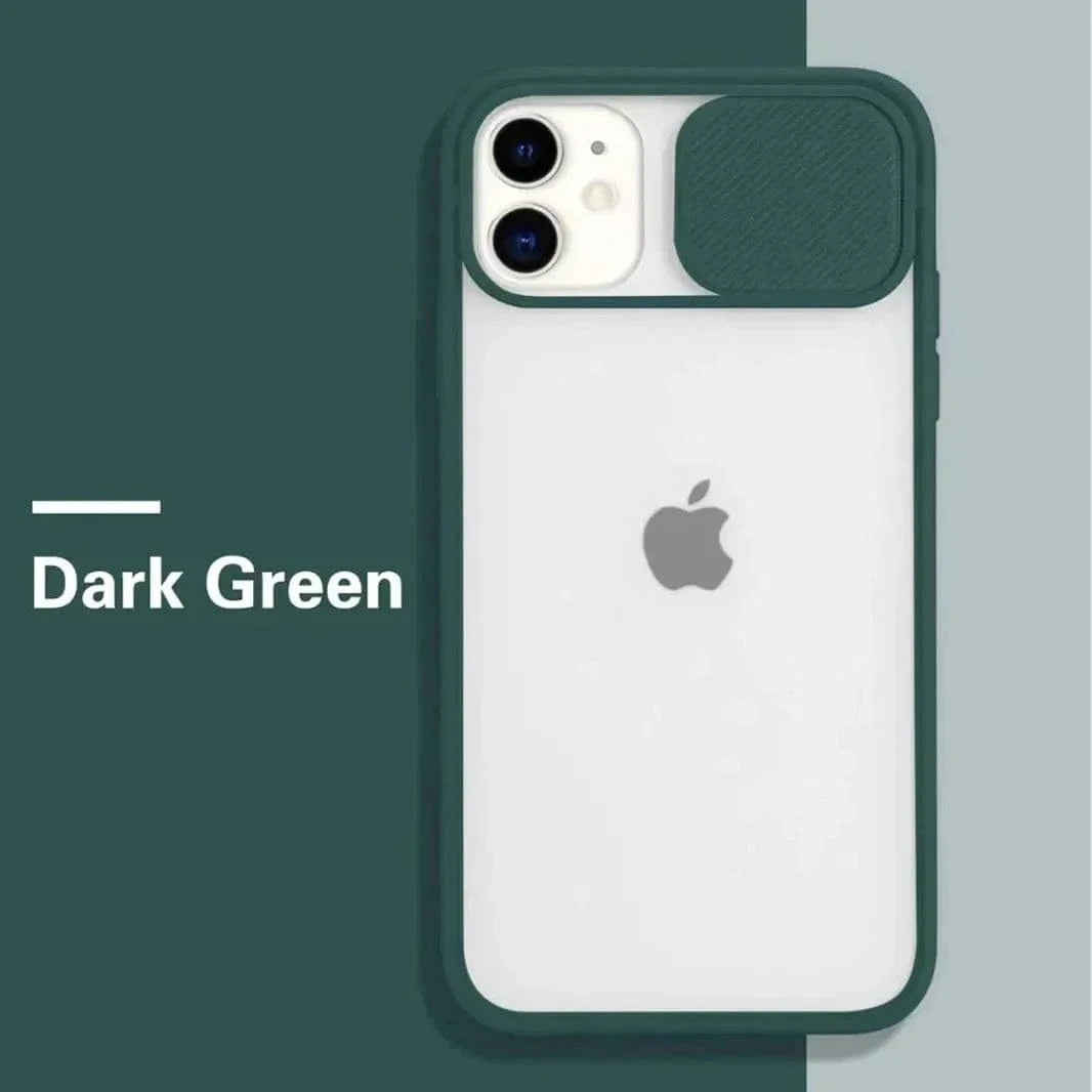 Sliding Shutter Camera Protection Matte Case for iPhone 11 - Ktusu