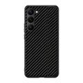 Slim Carbon Fiber PU Leather Hard Case for Samsung S23 Plus Samsung S23 Plus / Black - Ktusu