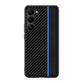 Slim Carbon Fiber PU Leather Hard Case for Samsung S23 Plus Samsung S23 Plus / Blue - Ktusu