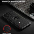 Slim PU Lychee Leather Texture Hard Case for iPhone 14 Pro - Ktusu
