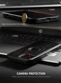 Slim PU Lychee Leather Texture Hard Case for iPhone 14 Pro - Ktusu