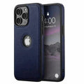 Slim PU Lychee Leather Texture Hard Case for iPhone 14 Pro Max iPhone 14 Pro Max / Black - Ktusu