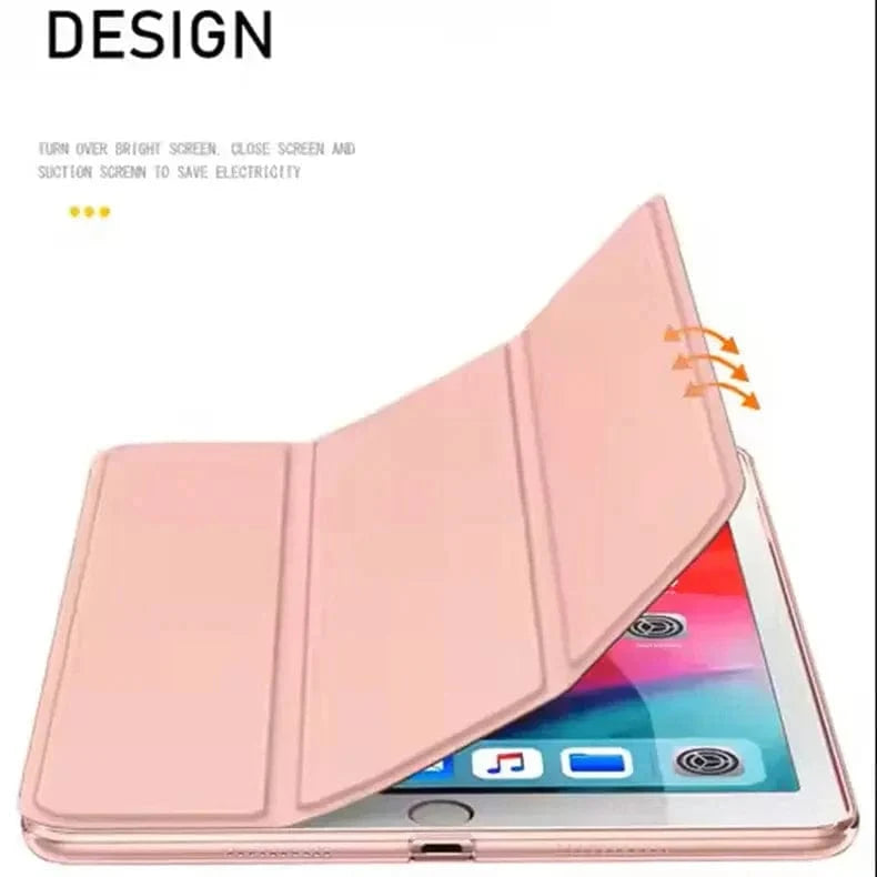 Smart Trifold Hard Matte Flip Cover for iPad 7 | 8 | 9 (10.2-inch) - Ktusu