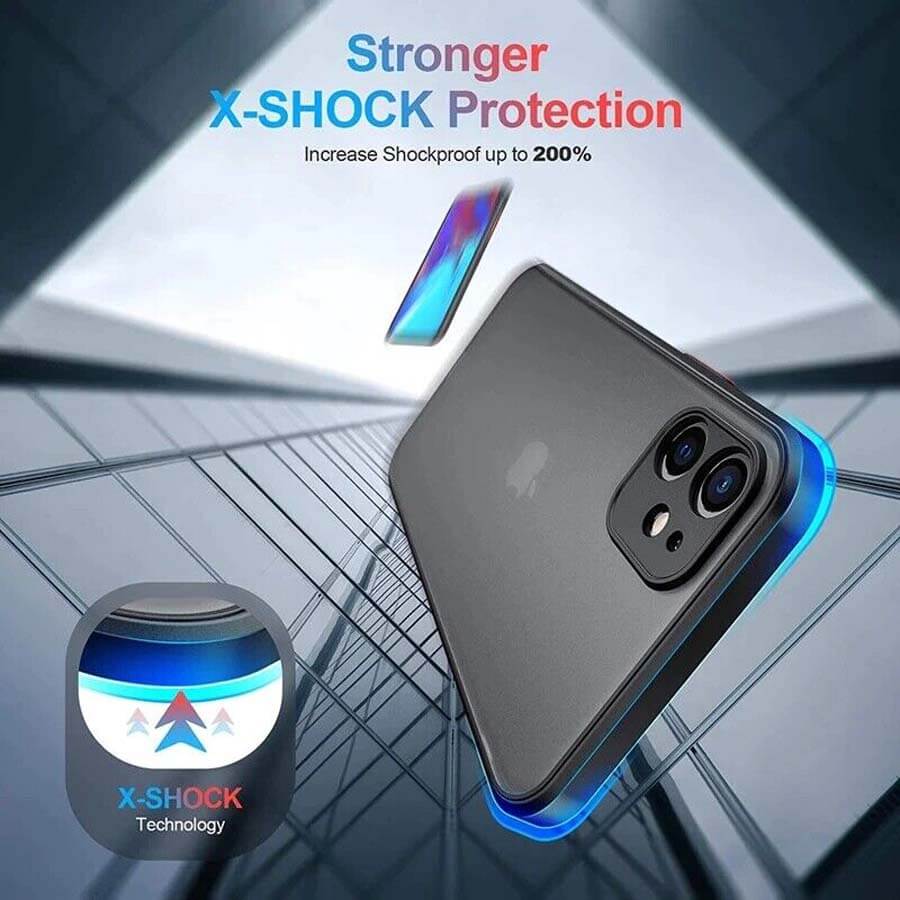 Smoke Shockproof Smooth Rubberized Matte Case for iPhone 11 - Ktusu