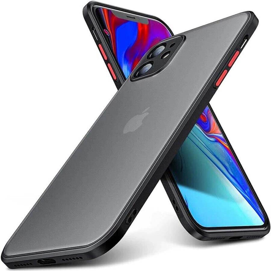 Smoke Shockproof Smooth Rubberized Matte Case for iPhone 11 - Ktusu
