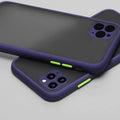 Smoke Shockproof Smooth Rubberized Matte Case for iPhone 11 iPhone 11 / blue - Ktusu