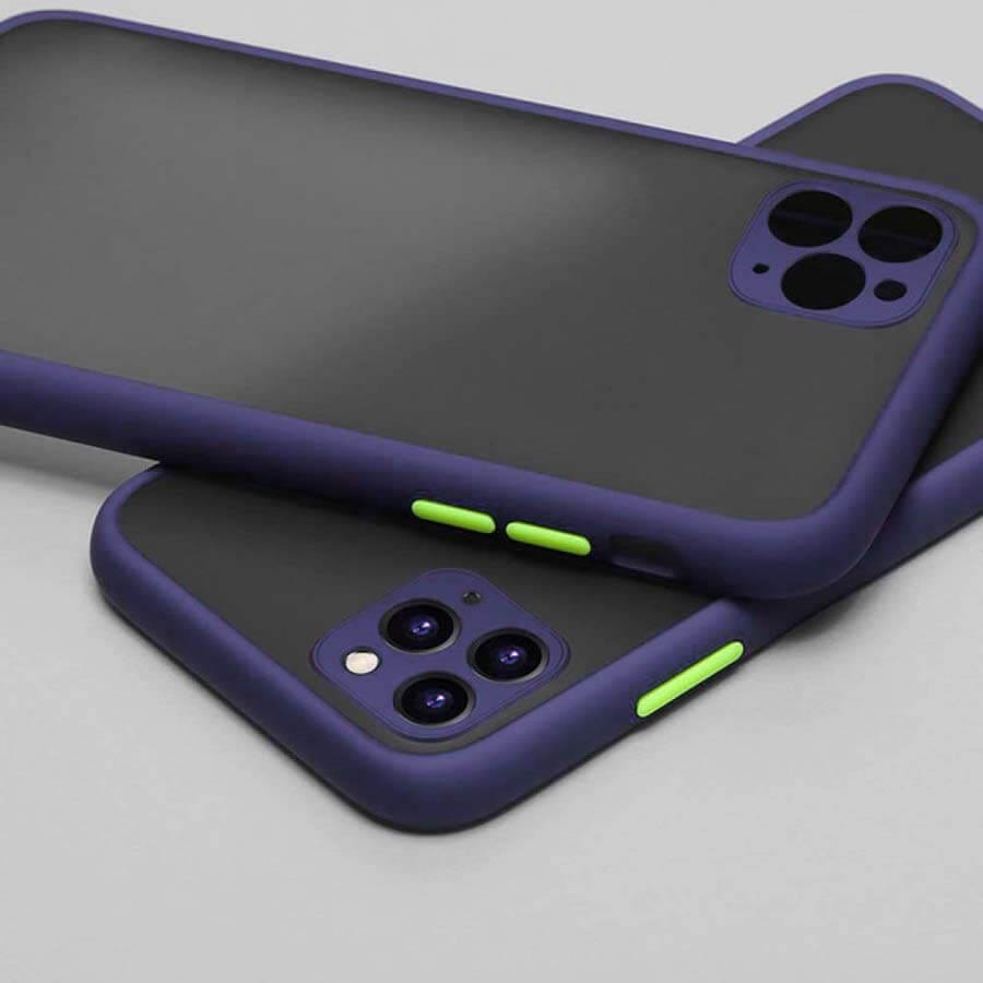 Smoke Shockproof Smooth Rubberized Matte Case for iPhone 11 iPhone 11 / blue - Ktusu
