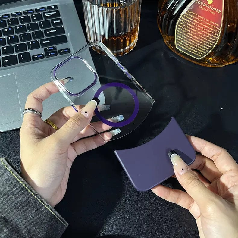 Snapsplit Crystal Clear Magsafe Hard Case for iPhone 16 Plus - Ktusu