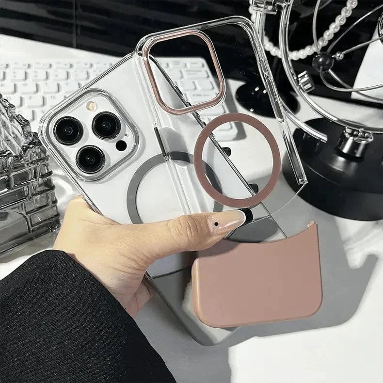Snapsplit Crystal Clear Magsafe Hard Case for iPhone 16 Plus - Ktusu