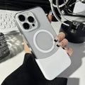 Snapsplit Crystal Clear Magsafe Hard Case for iPhone 16 Plus iPhone 16 Plus / White / with magsafe - Ktusu