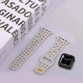 Soft Silicone Alphabetic Band for Apple Watch 38 | 40 | 41 | 42mm S10 - Ktusu