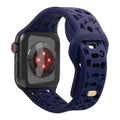 Soft Silicone Alphabetic Band for Apple Watch 38 | 40 | 41 | 42mm S10 38 | 40 | 41 | 42mm S10 / Midnight Blue - Ktusu