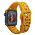 Soft Silicone Alphabetic Band for Apple Watch 38 | 40 | 41 | 42mm S10 38 | 40 | 41 | 42mm S10 / Turmeric Yellow - Ktusu