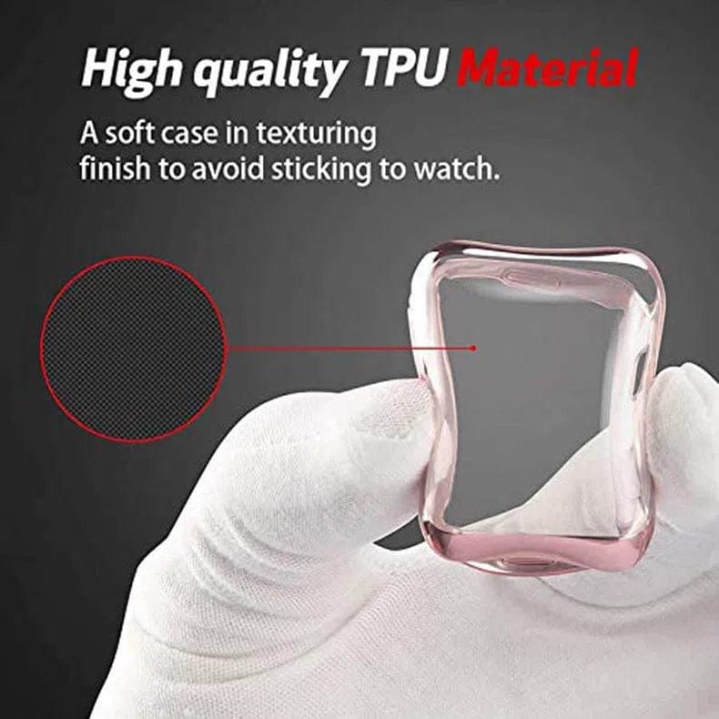 Soft Slim Shiny Full Body Screen Protector Cover for Apple Watch 44mm - Ktusu