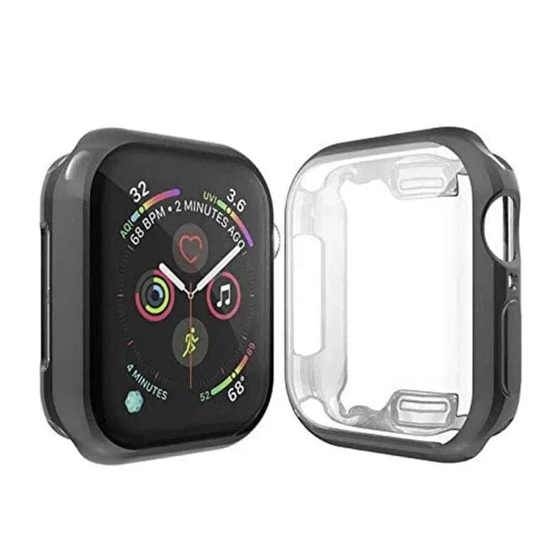Soft Slim Shiny Full Body Screen Protector Cover for Apple Watch 44mm - Ktusu