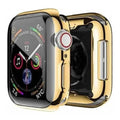 Soft Slim Shiny Full Body Screen Protector Cover for Apple Watch 44mm 44mm / Gold - Ktusu