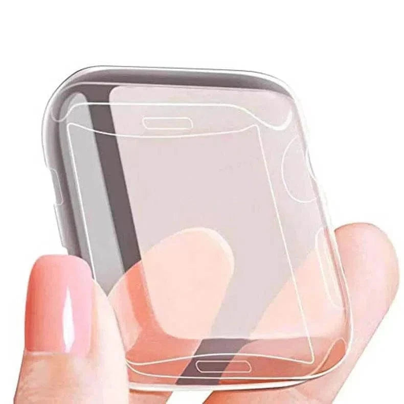 Soft Slim Shiny Full Body Screen Protector Cover for Apple Watch 44mm 44mm / Transparent - Ktusu