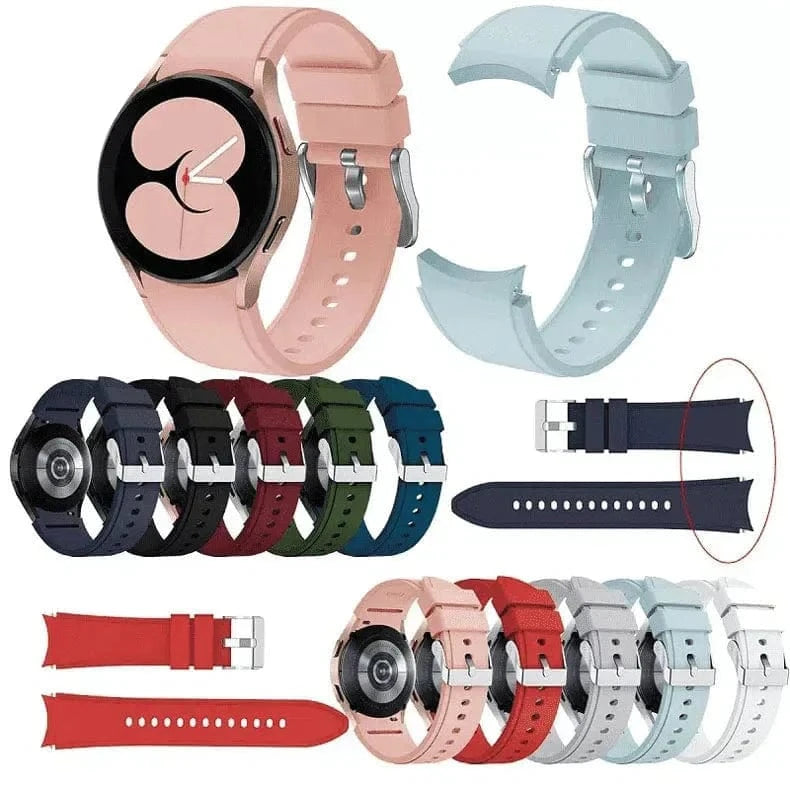 Soft Smooth Silicone Band for Samsung Watch4 | 5 | 6 | 7 - Ktusu