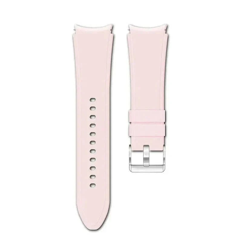 Soft Smooth Silicone Band for Samsung Watch4 | 5 | 6 | 7 Watch4 | 5 | 6 | 7 / Baby Pink - Ktusu