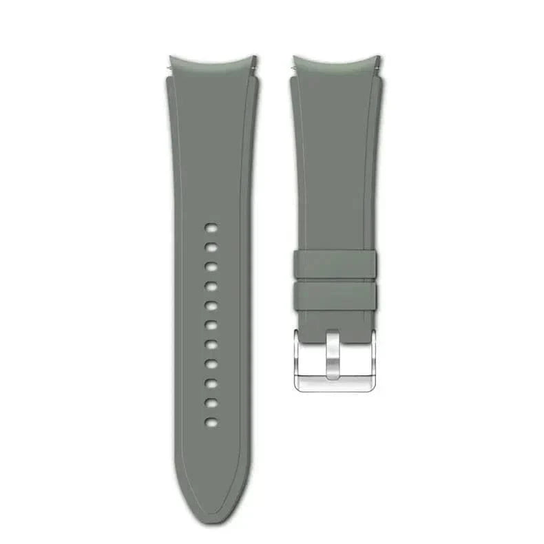 Soft Smooth Silicone Band for Samsung Watch4 | 5 | 6 | 7 Watch4 | 5 | 6 | 7 / Orpha Green - Ktusu