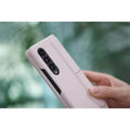 Soft Touch Coating Standing Case With Pen Case for Samsung Z Fold5 Samsung Z Fold5 / Oxide White - Ktusu