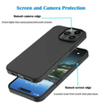Soft TPU Flexible Case for iPhone 15 iPhone 15 / Black - Ktusu