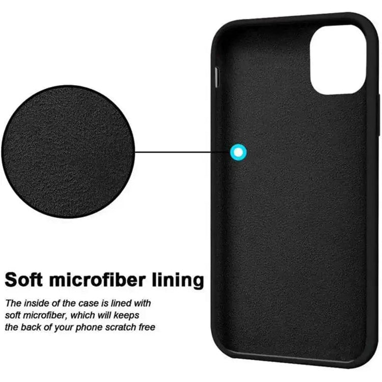 Soft TPU Flexible Case for iPhone 15 iPhone 15 / Black - Ktusu