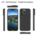 Soft TPU Flexible Case for iPhone 15 iPhone 15 / Black - Ktusu