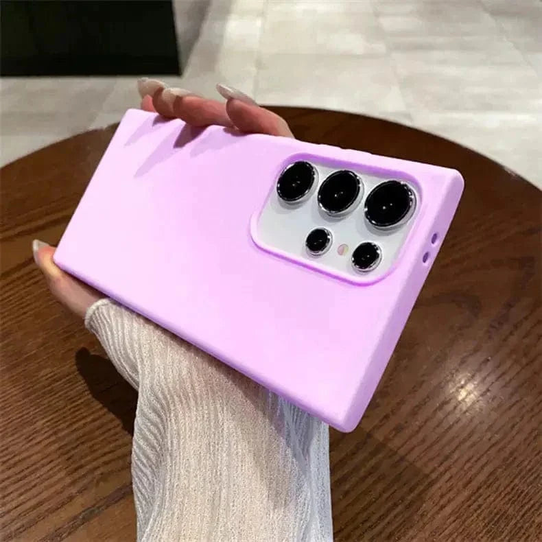 Soft TPU Silicone with inner Microfiber Case for Samsung A72 Samsung A72 / Lavender - Ktusu