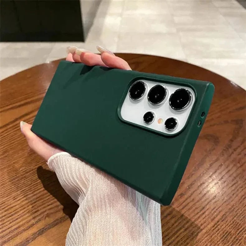 Soft TPU Silicone with inner Microfiber Case for Samsung A72 Samsung A72 / Oracle Green - Ktusu