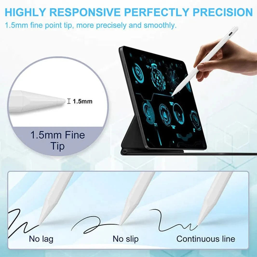 Special Capacitive Active Stylus Apple iPad Pencil JD18 White - Ktusu