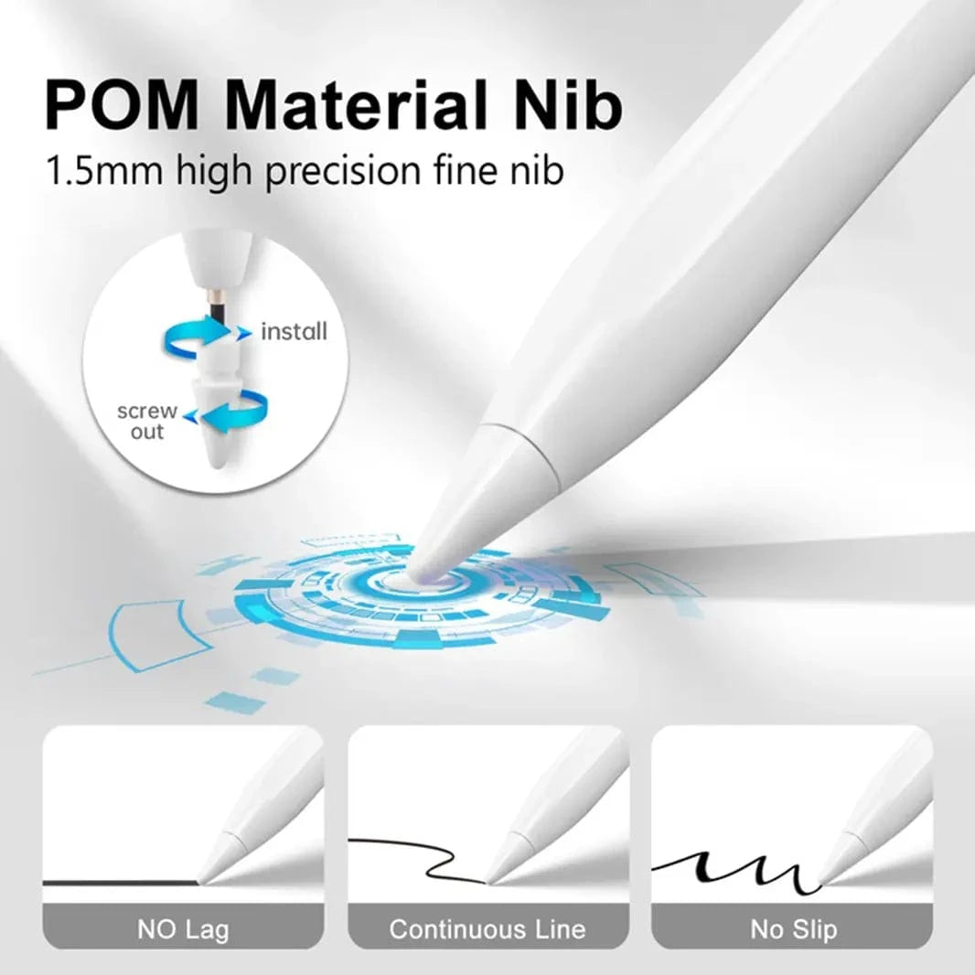 Special Capacitive Active Stylus Apple iPad Pencil JD18 White - Ktusu