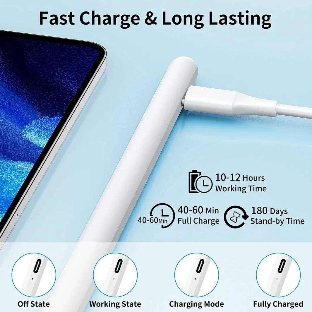 Special Capacitive Active Stylus Apple iPad Pencil JD18 White - Ktusu