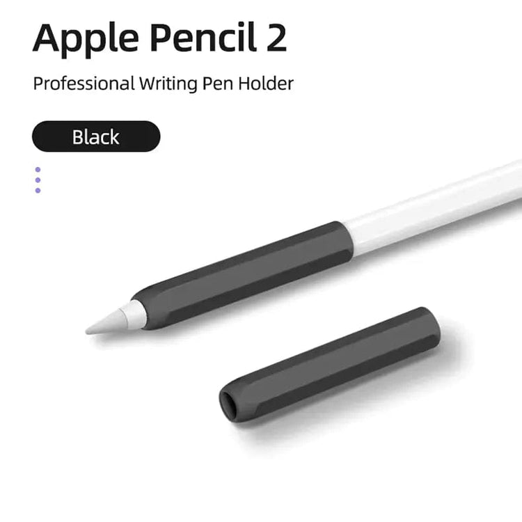 Split Color Soft Silicone Sleeve for Apple Pencil Pencil 2 | Pro / Black - Ktusu