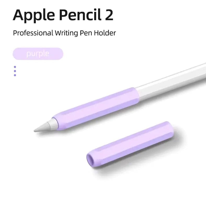 Split Color Soft Silicone Sleeve for Apple Pencil Pencil 2 | Pro / Lavender - Ktusu