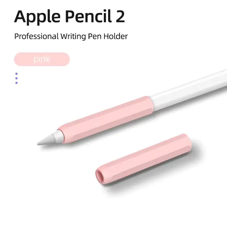 Split Color Soft Silicone Sleeve for Apple Pencil Pencil 2 | Pro / Pink - Ktusu