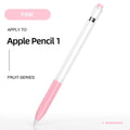 Split Color Soft Silicone Sleeve for Apple Pencil Pencil (USB C) / Pink - Ktusu