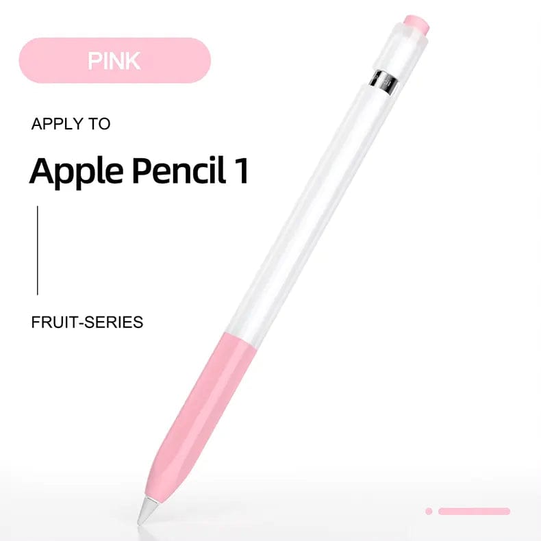 Split Color Soft Silicone Sleeve for Apple Pencil Pencil (USB C) / Pink - Ktusu