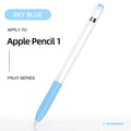Split Color Soft Silicone Sleeve for Apple Pencil Pencil (USB C) / Sky Blue - Ktusu
