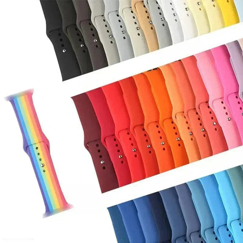 Sports Silicone Watch Band for Apple Watch 38 | 40 | 41 | 42mm S10 - Ktusu