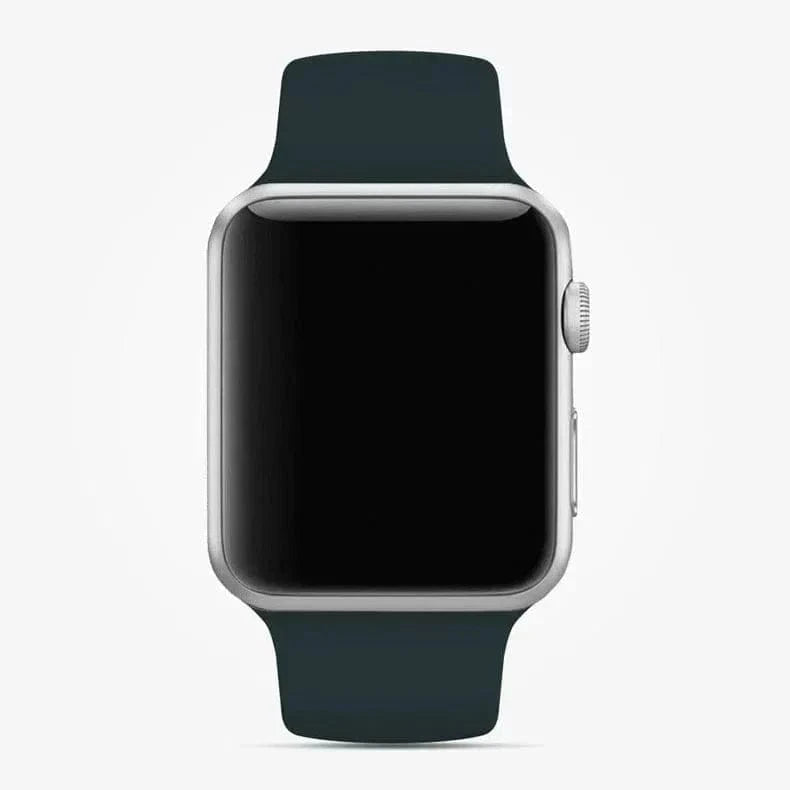 Sports Silicone Watch Band for Apple Watch 38 | 40 | 41 | 42mm S10 38 | 40 | 41 | 42mm S10 / Dark Green / M / L - Ktusu