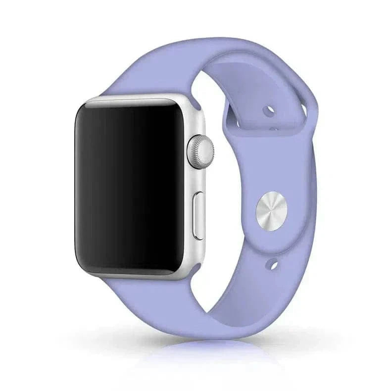 Sports Silicone Watch Band for Apple Watch 38 | 40 | 41 | 42mm S10 38 | 40 | 41 | 42mm S10 / Lavender / M / L - Ktusu
