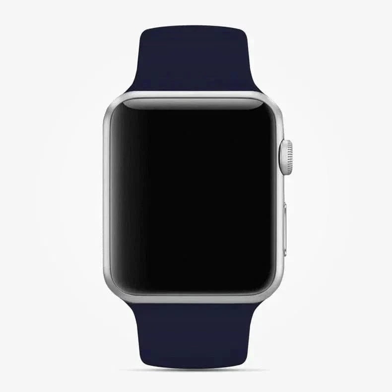Sports Silicone Watch Band for Apple Watch 38 | 40 | 41 | 42mm S10 38 | 40 | 41 | 42mm S10 / Midnight Blue / M / L - Ktusu
