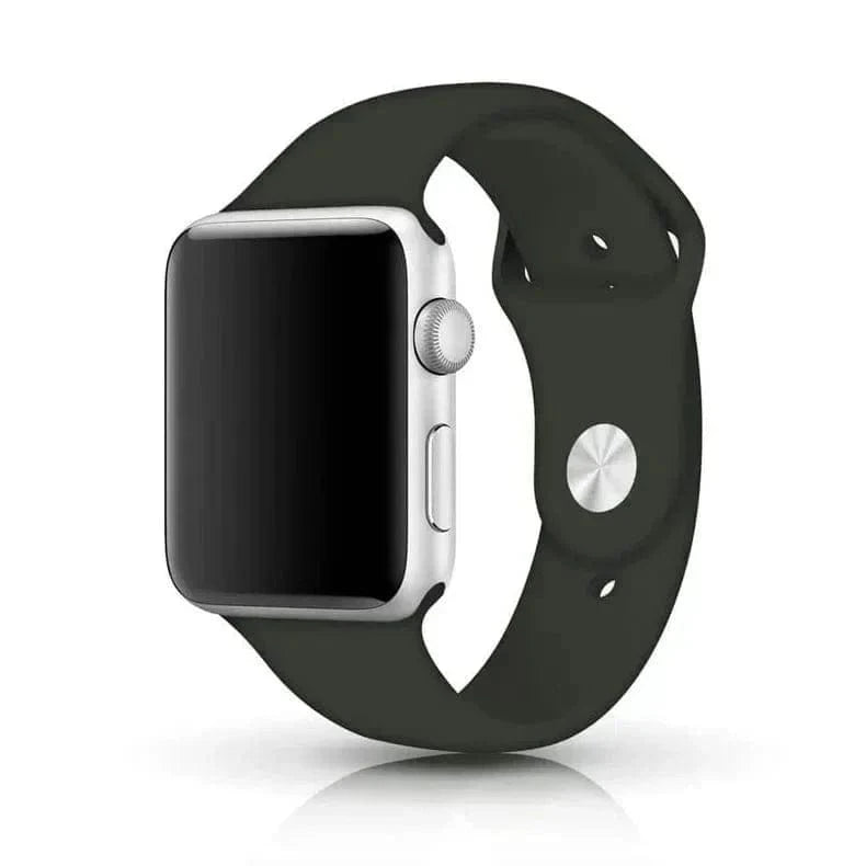 Sports Silicone Watch Band for Apple Watch 38 | 40 | 41 | 42mm S10 38 | 40 | 41 | 42mm S10 / Moss Green / M / L - Ktusu