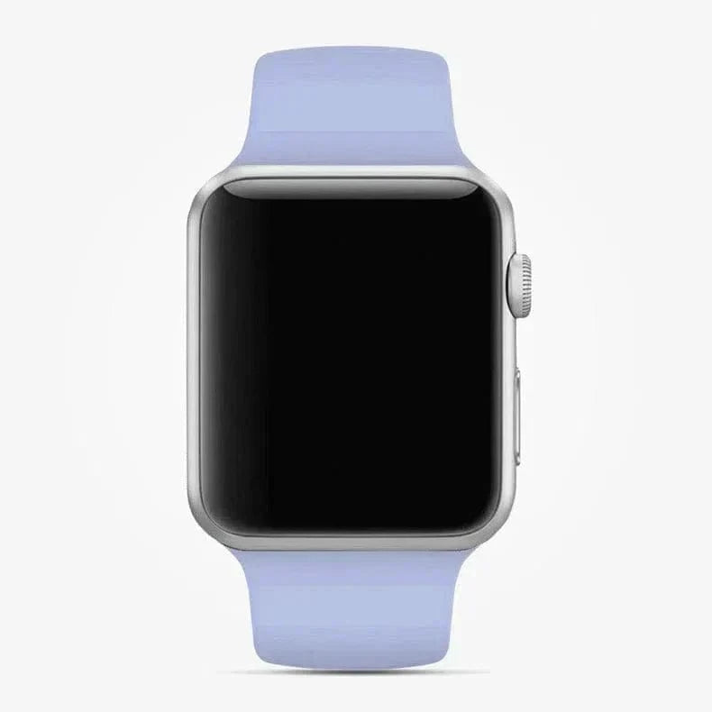 Sports Silicone Watch Band for Apple Watch 38 | 40 | 41 | 42mm S10 38 | 40 | 41 | 42mm S10 / Powder Blue / M / L - Ktusu