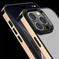 Square Electroplated Clear Hard Case for iPhone 13 - Ktusu
