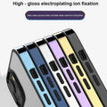 Square Electroplated Clear Hard Case for iPhone 13 - Ktusu