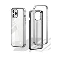 Square Electroplated Clear Hard Case for iPhone 13 - Ktusu