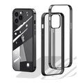 Square Electroplated Clear Hard Case for iPhone 14 Pro Max - Ktusu