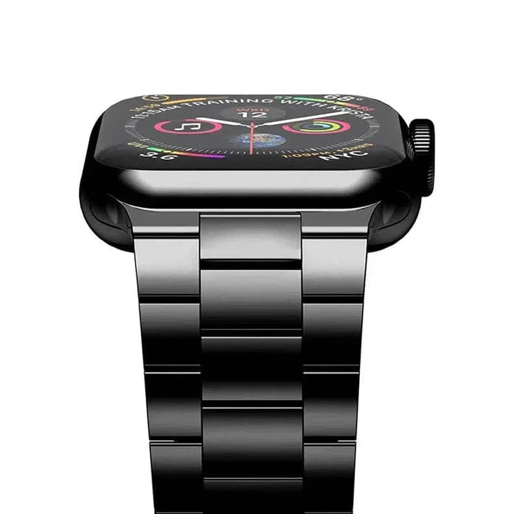 Stainless Steel Metal Bracelet for Apple Watch 42 | 44 | 45 | Ultra 49 | 46mm S10 42 | 44 | 45 | Ultra 49 | 46mm S10 / Black - Ktusu